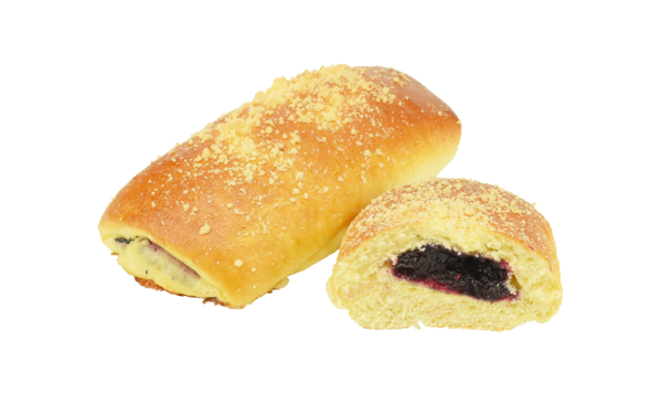 drożdżówka z jagodami