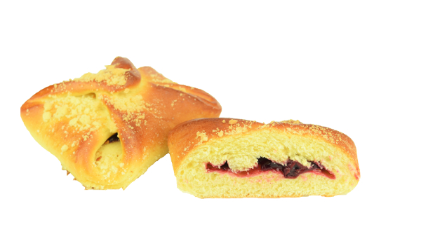 drożdżówka z wiśnią