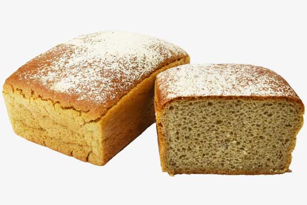 pączek z marmoladą w pudrze